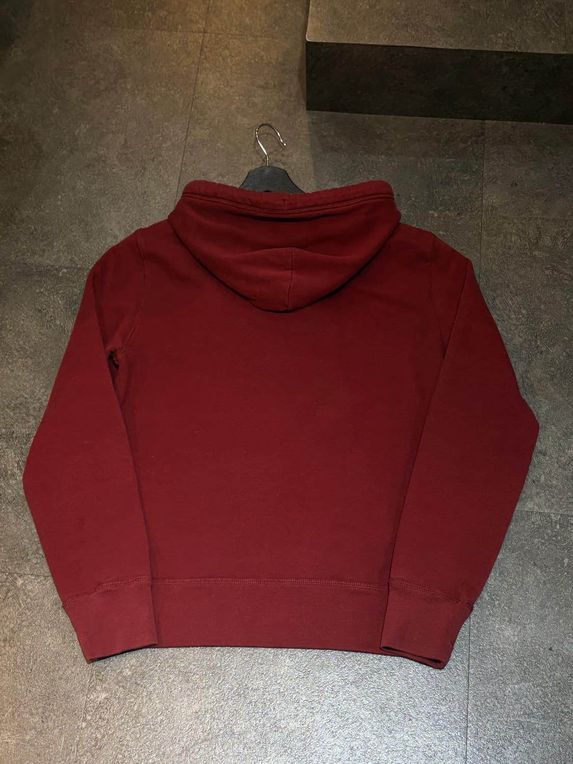 후아유 버건디 후드티 티셔츠 L 상품이미지3