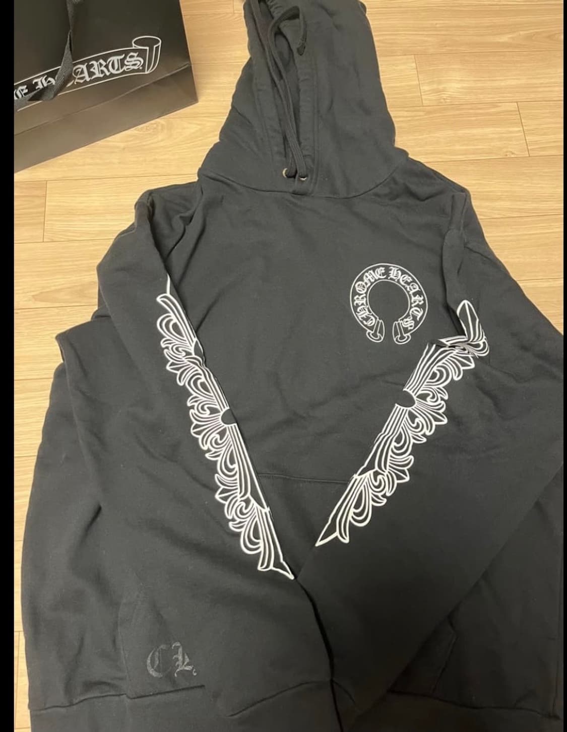 [L] 크롬하츠 홀스슈 후드티 상품이미지1