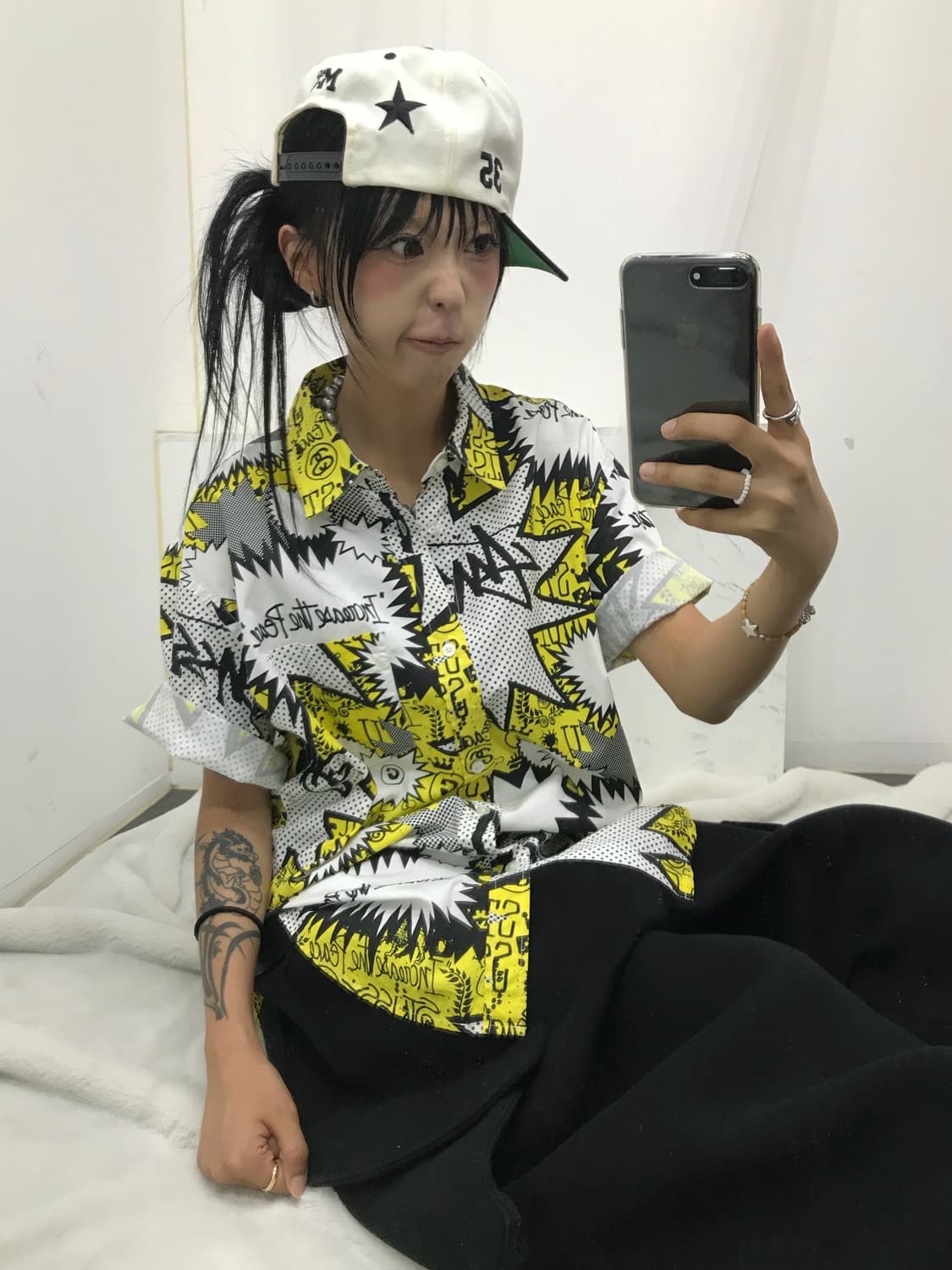 < Stussy 00s Multi Pattern Shirt ! > 상품이미지7