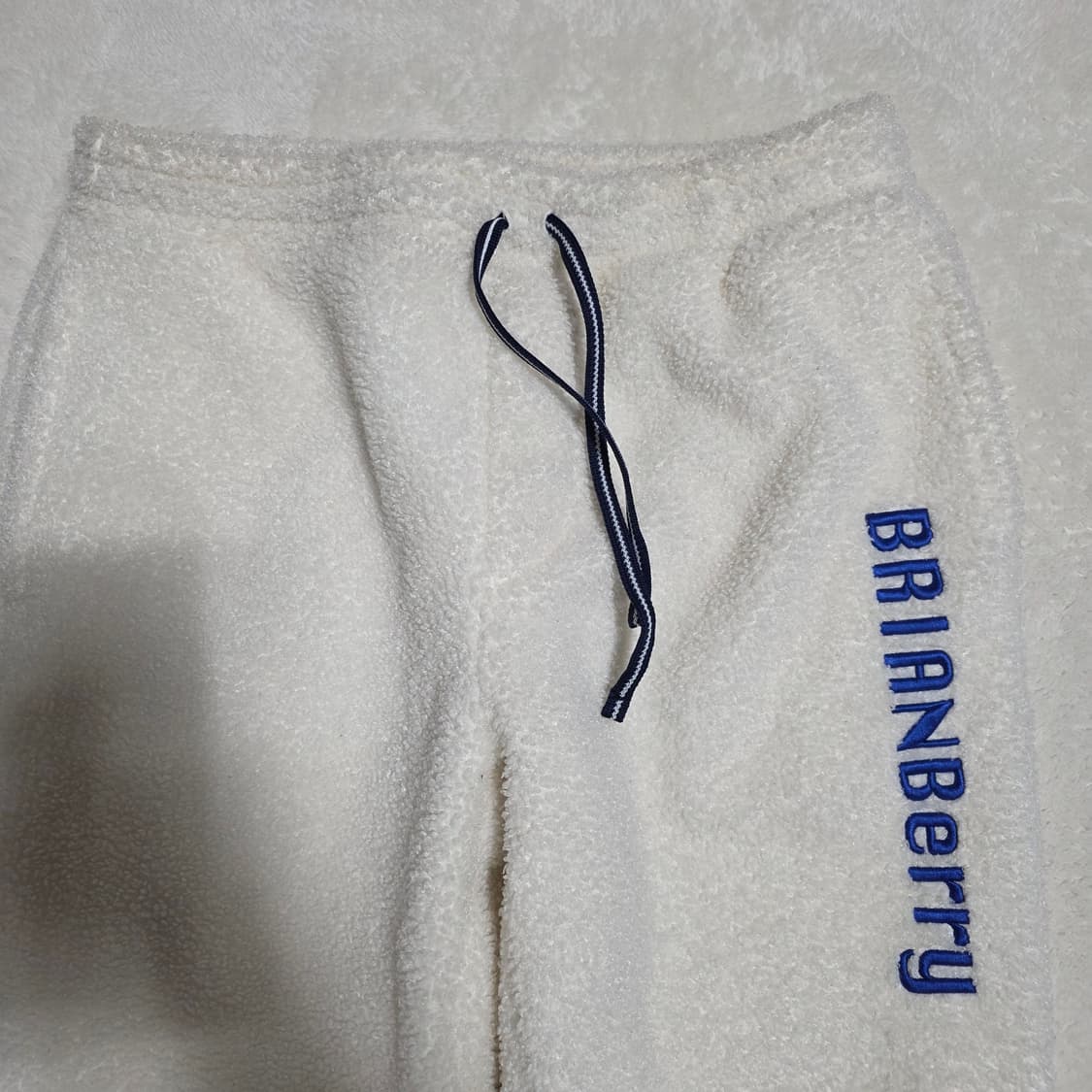 (M)브라이언베리 뽀글이 플리스 팬츠 아이보리 상품이미지2