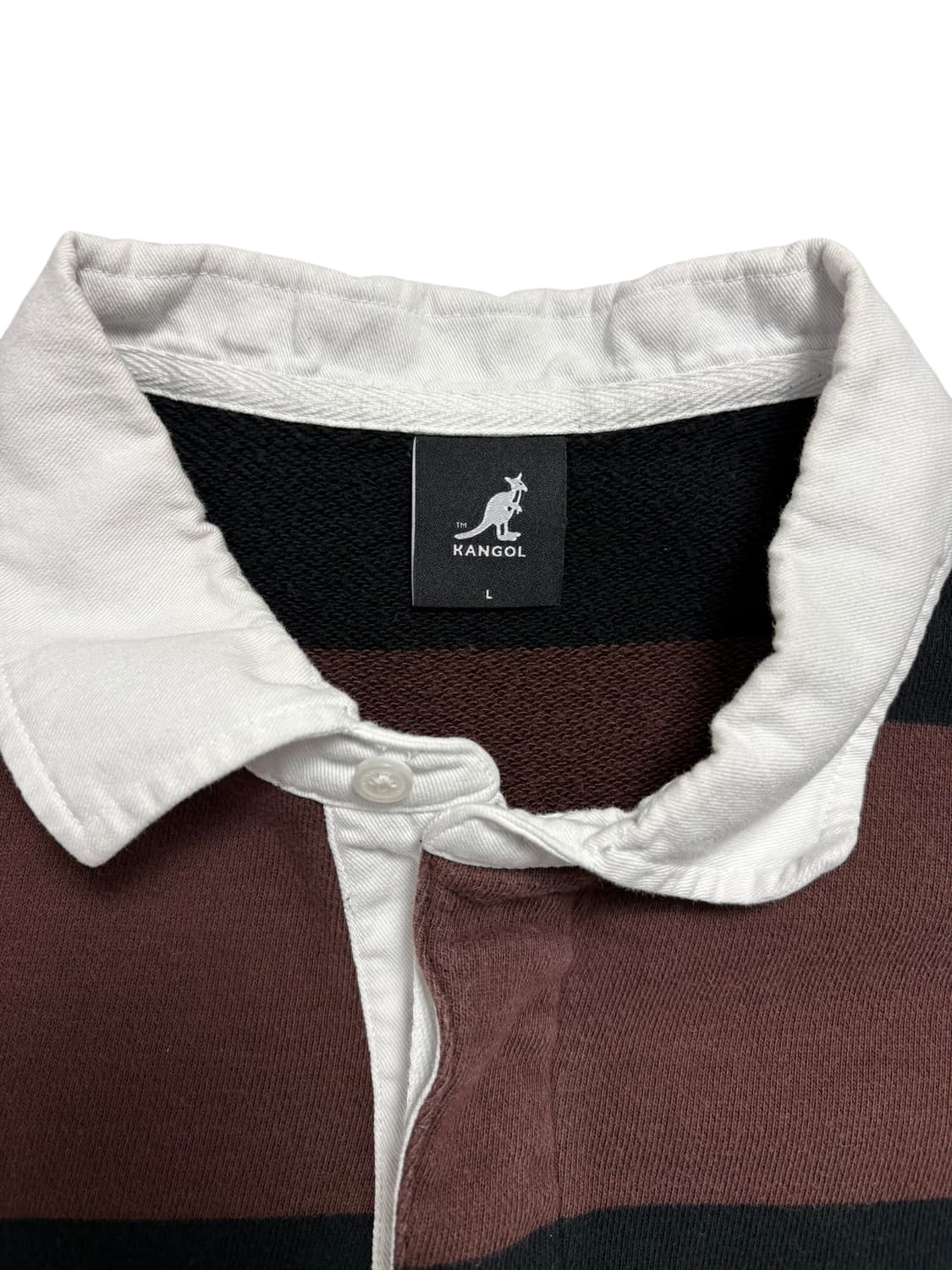 캉골 칼리지 럭비 스웨트셔츠 브라운 상품이미지4