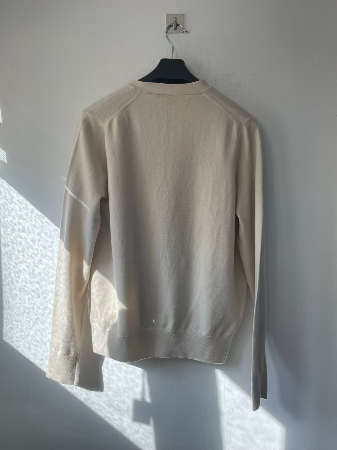 아크네 스튜디오 메리노울 페이스로고 니트 베이지 새상품 상품이미지8