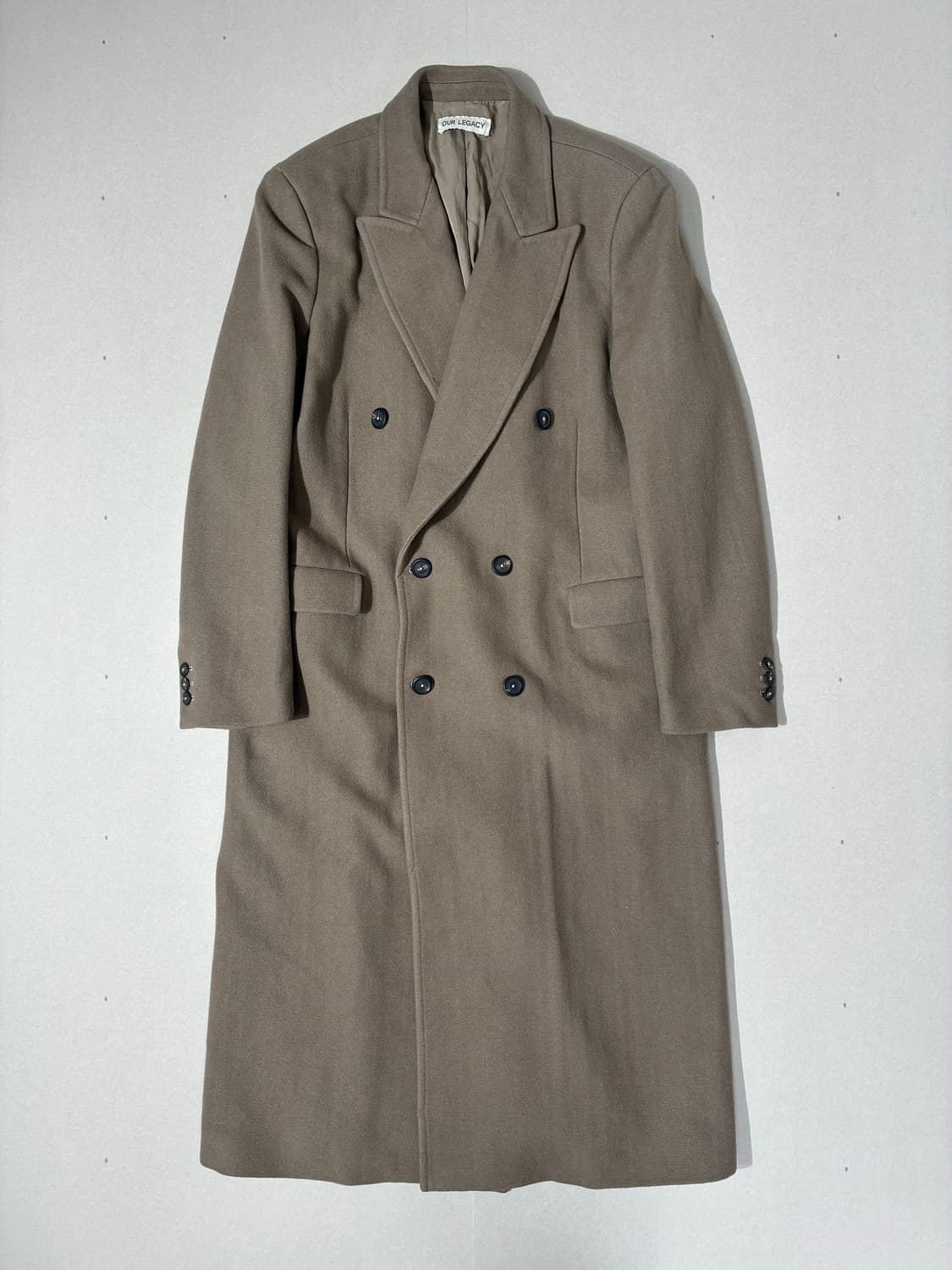 아워레가시 익스텐디드 웨일 코트 피펄 배스 울 50사이즈 상품이미지6