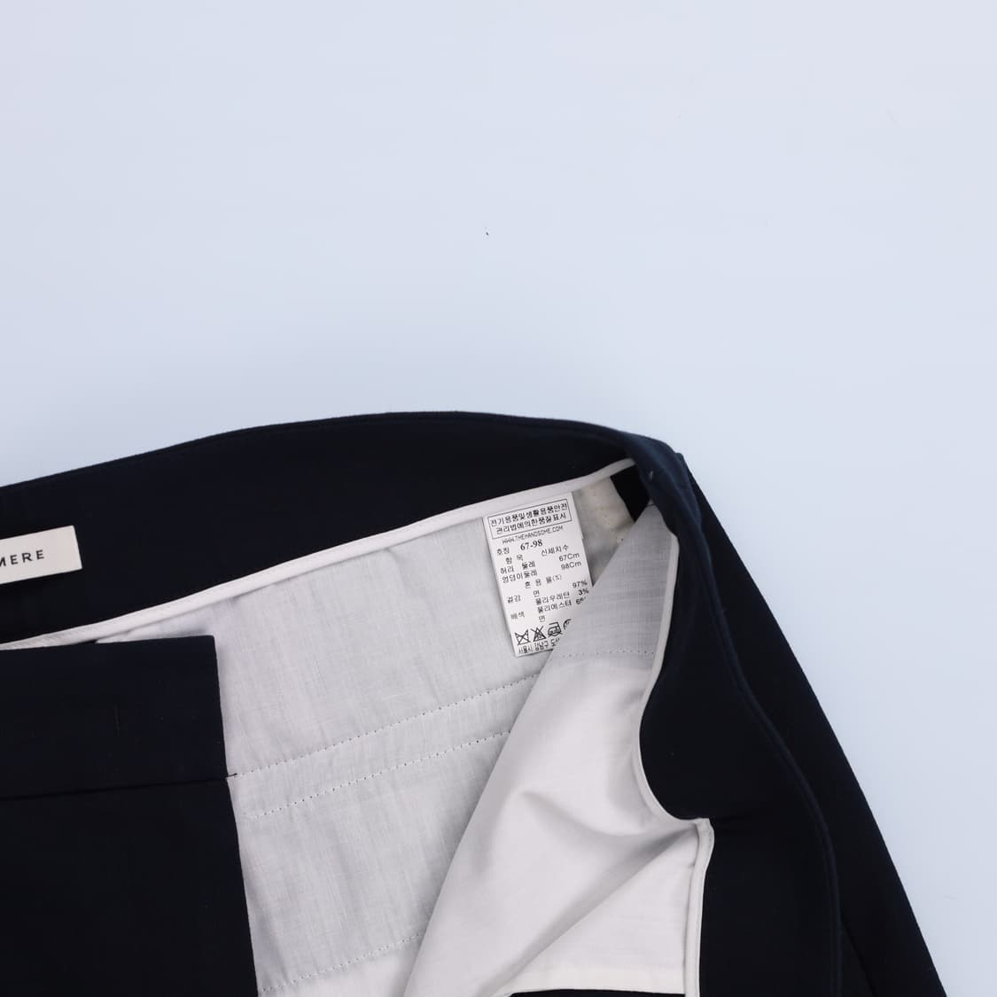 67-98 한섬더캐시미어 여성 코튼팬츠 0210H2 상품이미지4