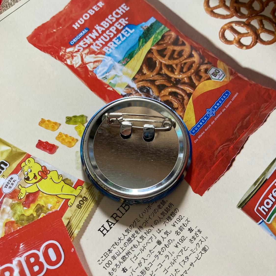 빈티지 mosa sas 2000 우주 핀버튼 틴 뱃지 브로치 소품 상품이미지2