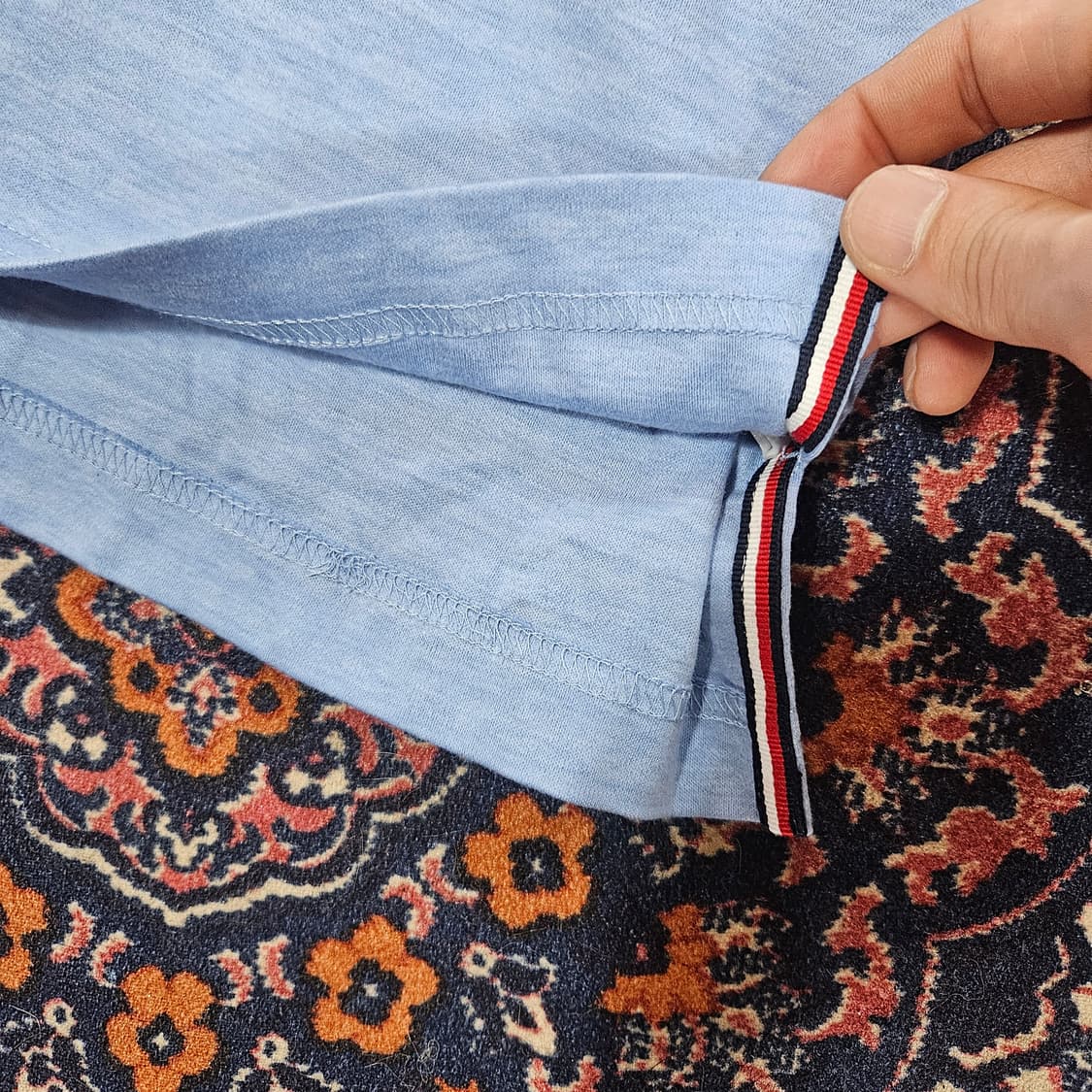 (새상품)타미힐피거 스트라이프 반팔 카라티 상품이미지3