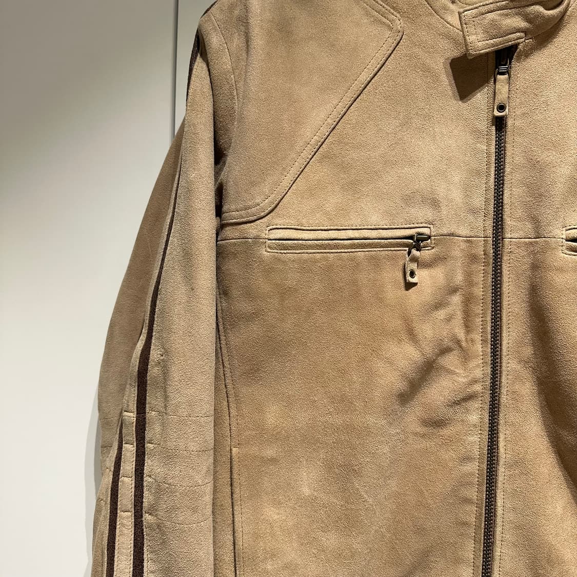 윌슨 레더 스웨이드 카페레이서 레더자켓 상품이미지4