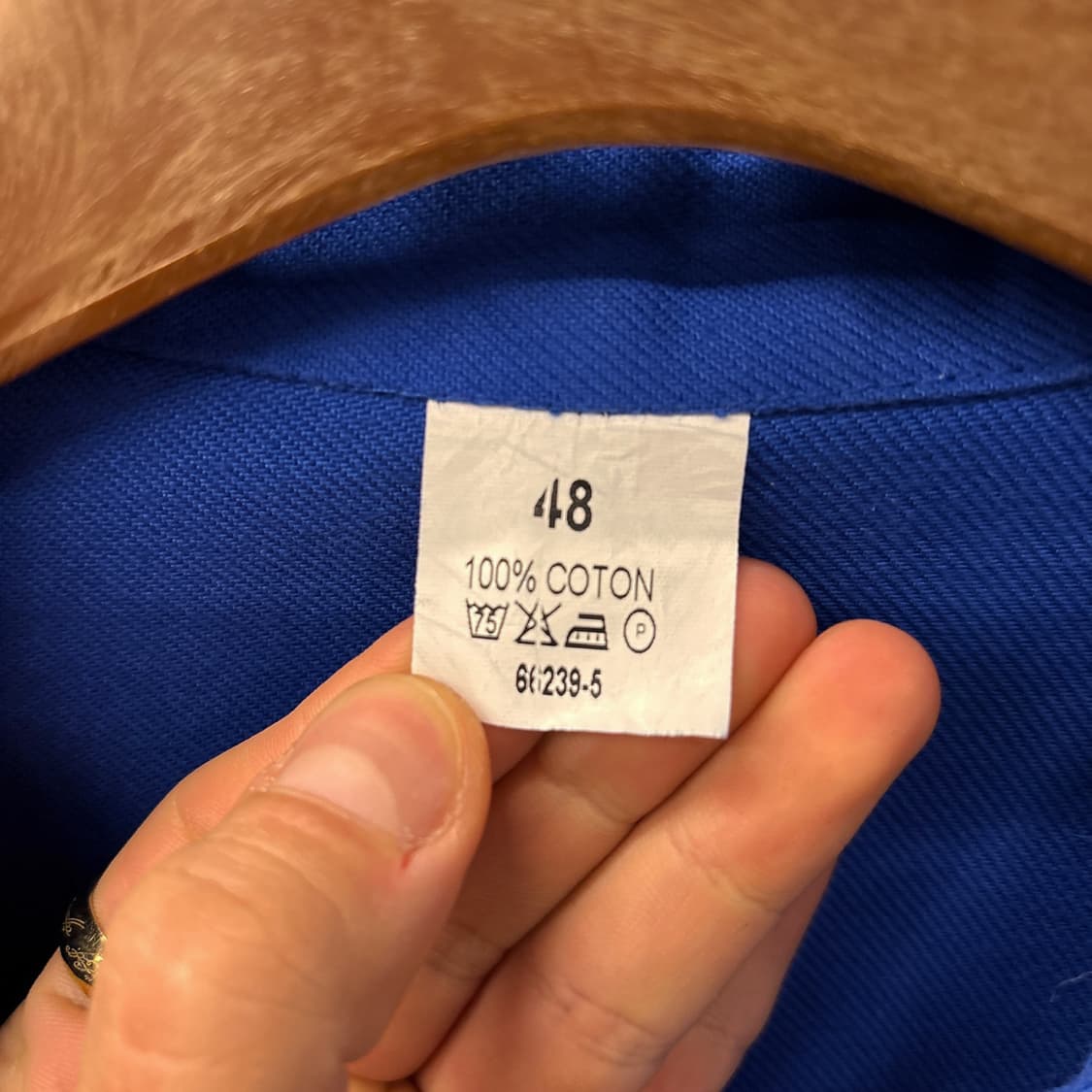 80~90s 리얼워크 엠브로이드 코튼트윌 프렌치워크자켓 N1300 상품이미지8