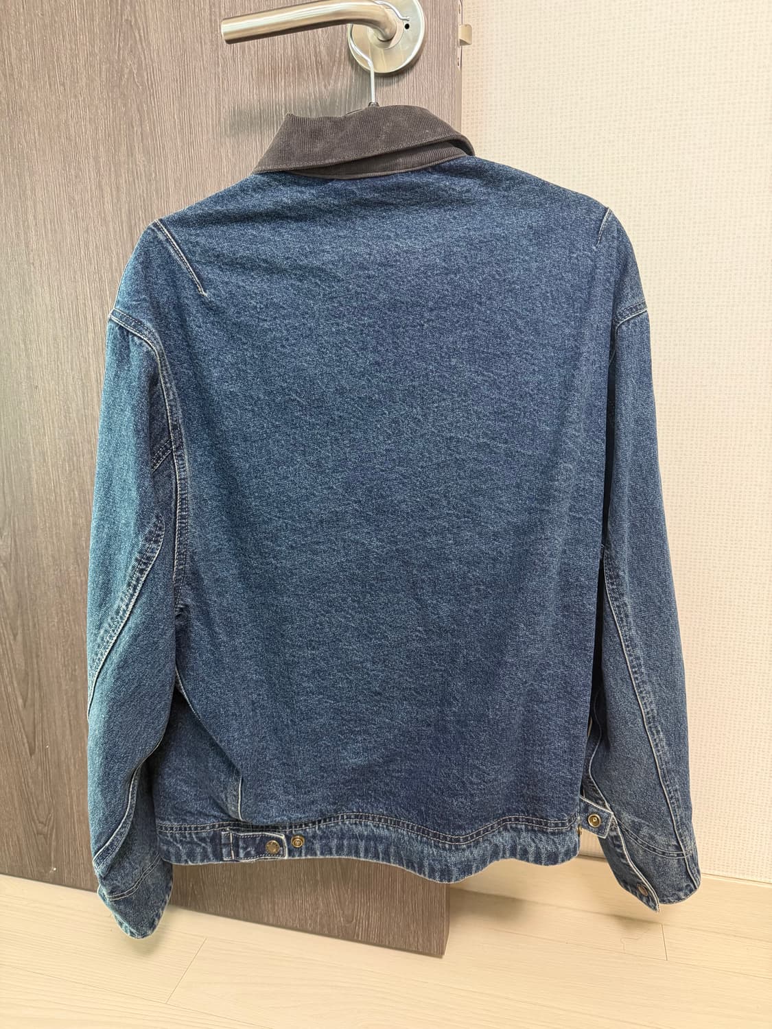 L) 디스이즈네버뎃 데님 워크 자켓 블루 상품이미지4