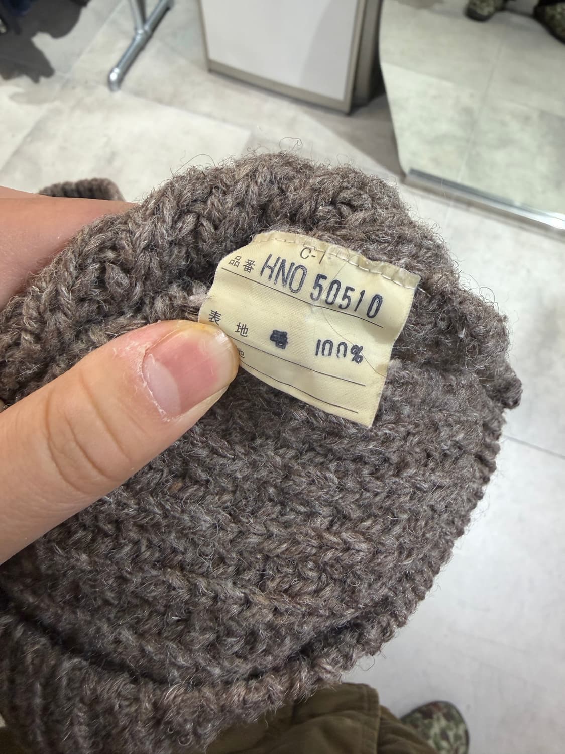 80s Comme des Garcons Homme 헤비울 니트 상품이미지9