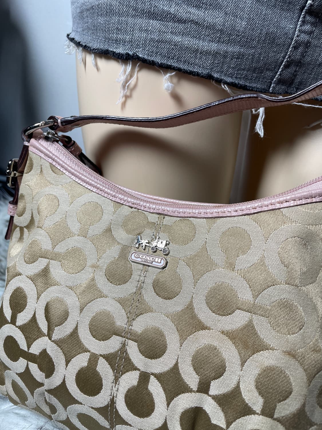 뉴 코치 coach 핑크 숄더백 상품이미지3