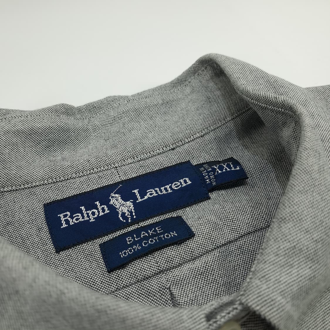 Co513 2XL 폴로 랄프로렌 샌드그레이 반팔 셔츠 남방 상품이미지3