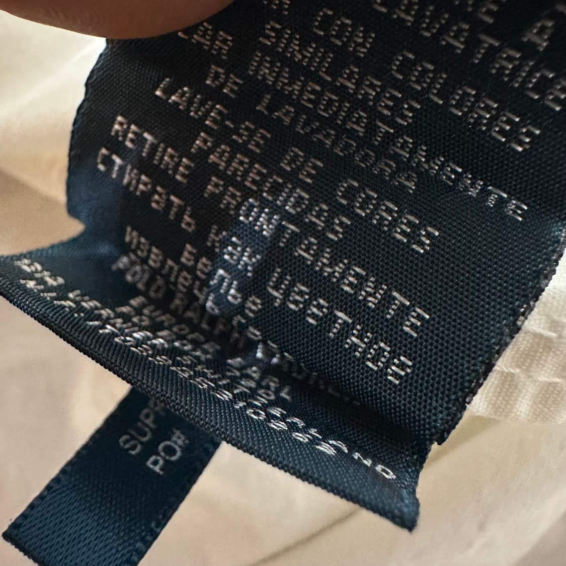 폴로 랄프로렌 화이트 블루종 바라쿠타 자켓 상품이미지9