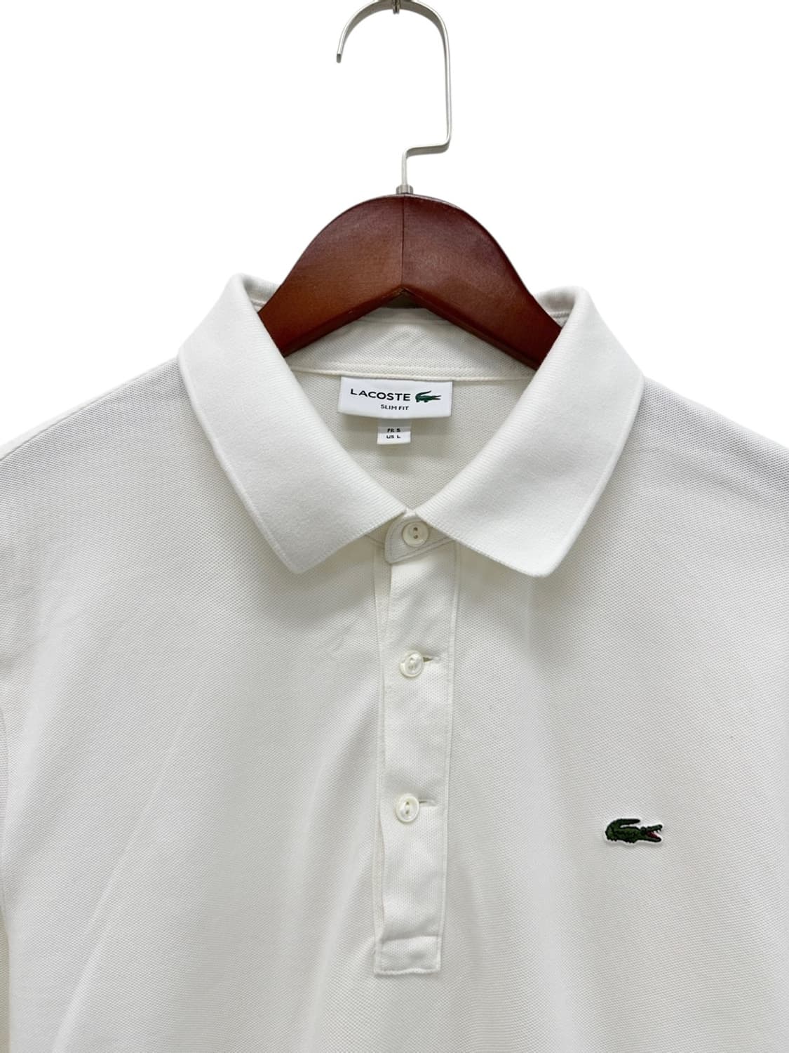 라코스테 피케티셔츠 화이트 (L) 상품이미지2
