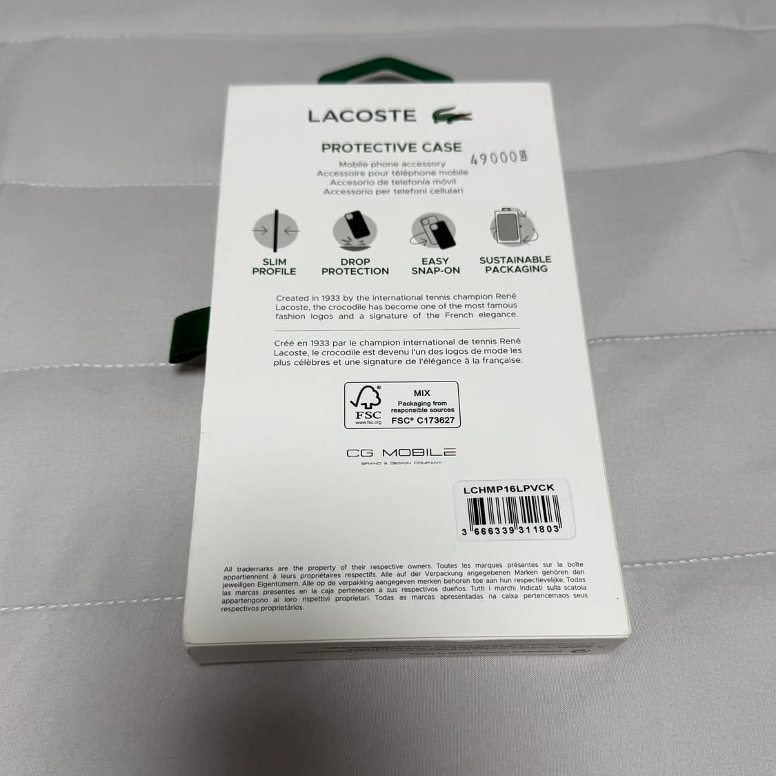 아이폰 16 프로 라코스테 케이스 상품이미지2