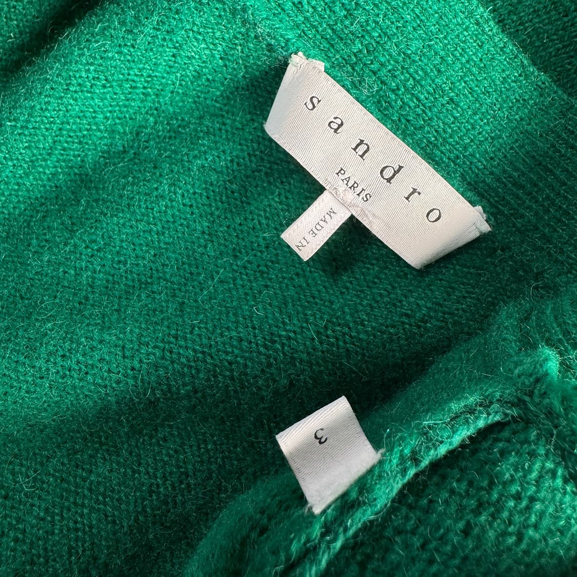 산드로 울 스트라이프 가디건 상품이미지4