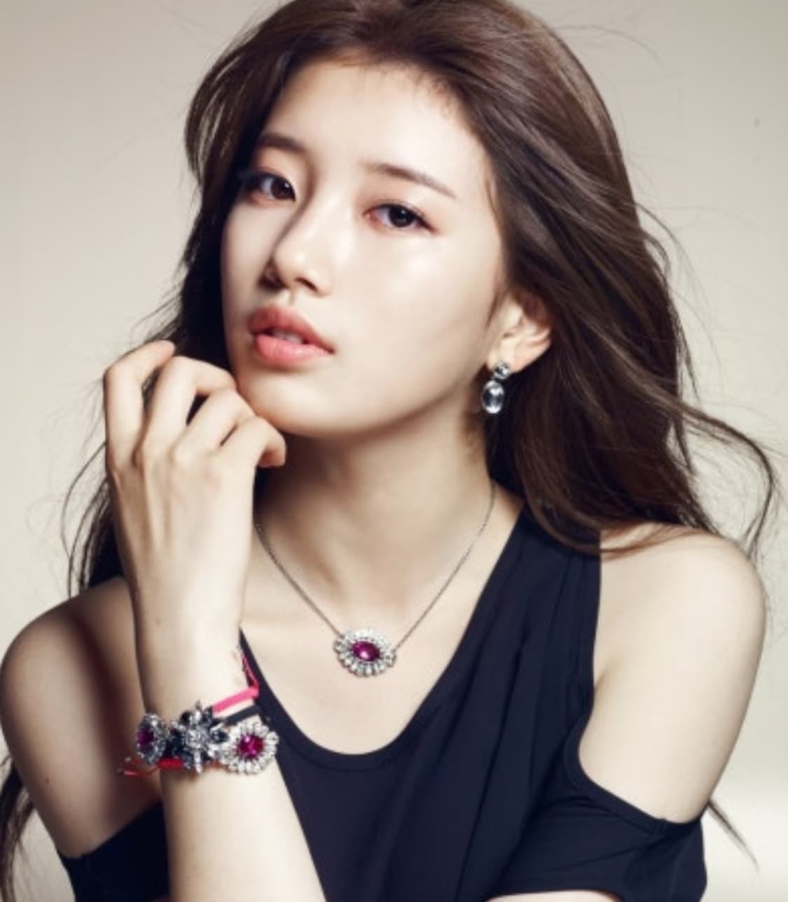 스와로브스키 핑크 슈룩 리미티드 목걸이 상품이미지1
