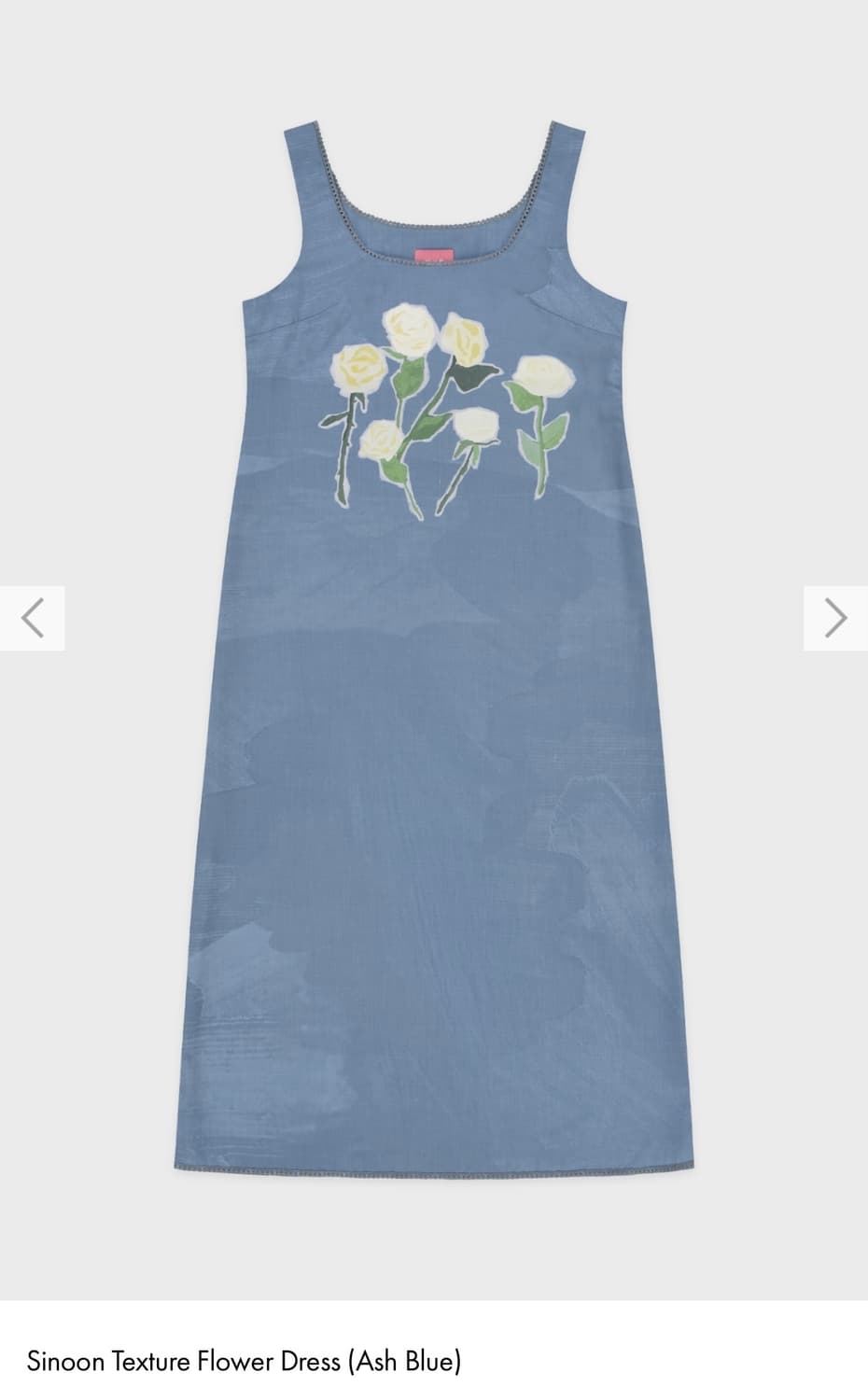 시눈 원피스 Sinoon Texture Flower Dress 상품이미지2