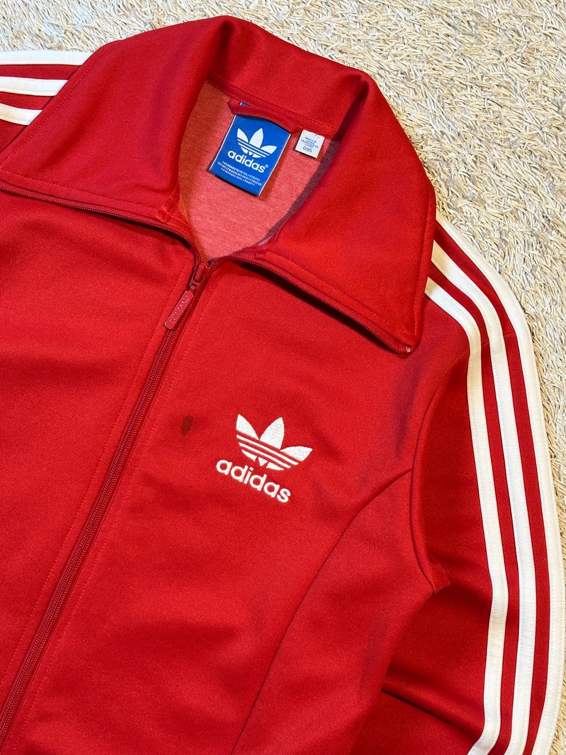 아디다스 ADIDAS 유로파 트랙탑 져지 레드 상품이미지2
