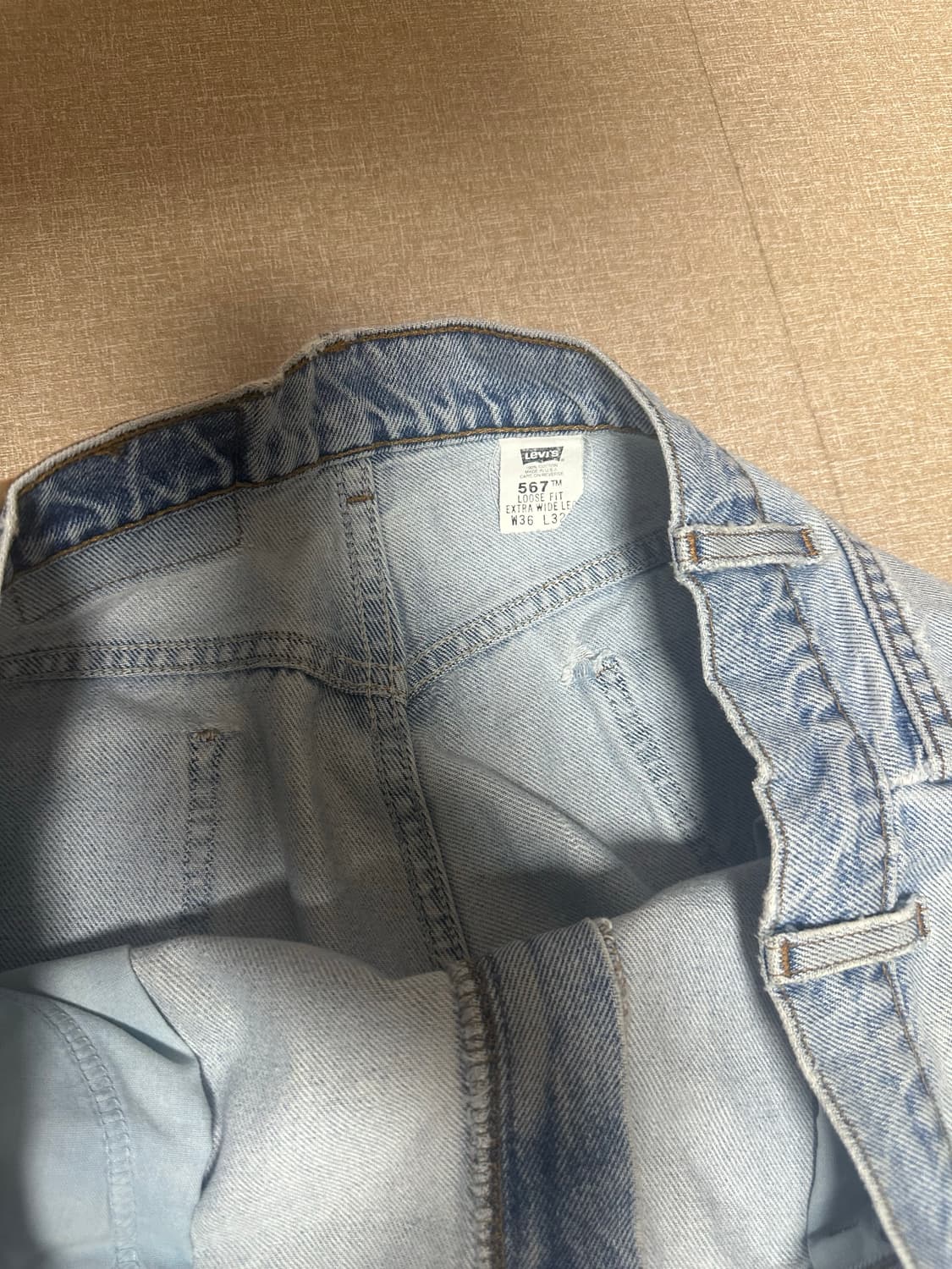 90s 리바이스 567 오렌지탭 36 상품이미지6