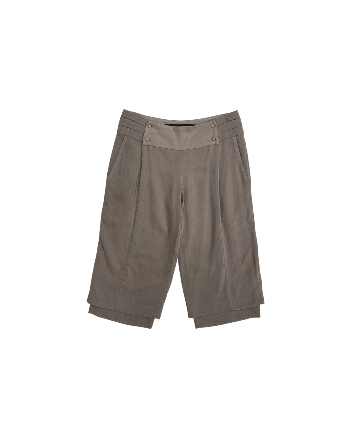 브루노 피터스 웨이스트 버튼 디테일 쇼츠 상품이미지4