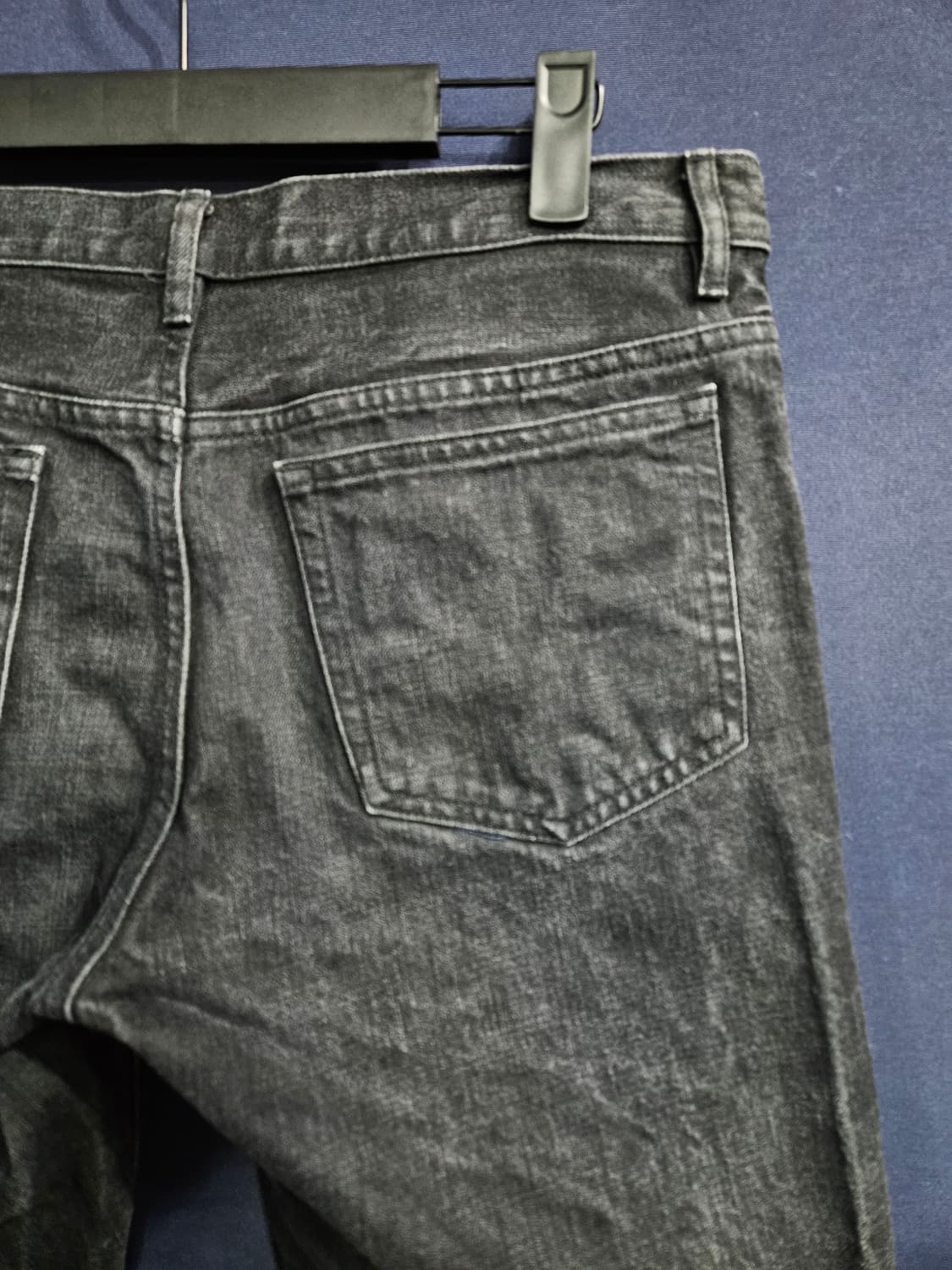 A.P.C 아페쎄 블랙 남성 슬림핏 허리 31~32 빈티지 데님팬츠  상품이미지8