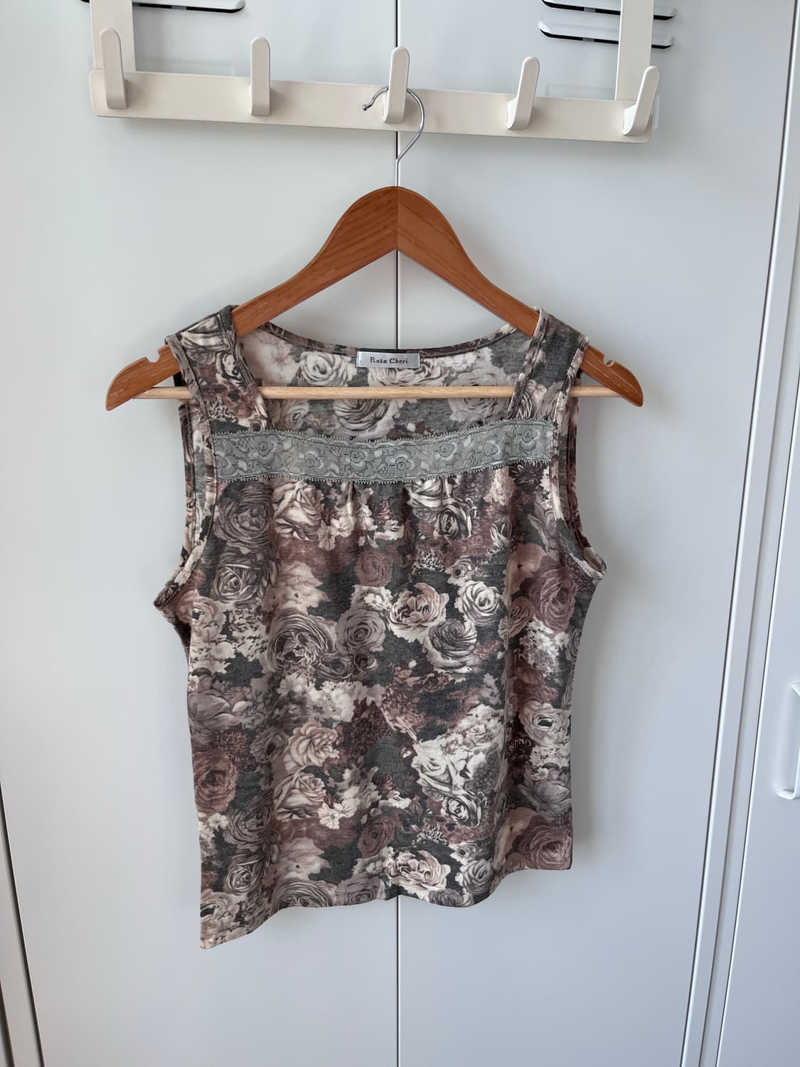 Rosa cheri 로사체리 장미 레이스 스퀘어넥 슬리브리스 상품이미지6