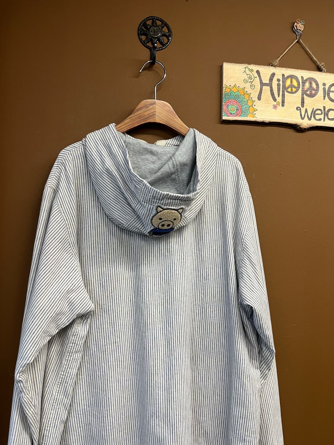 drugstores 스트라이프 후드집업 상품이미지2