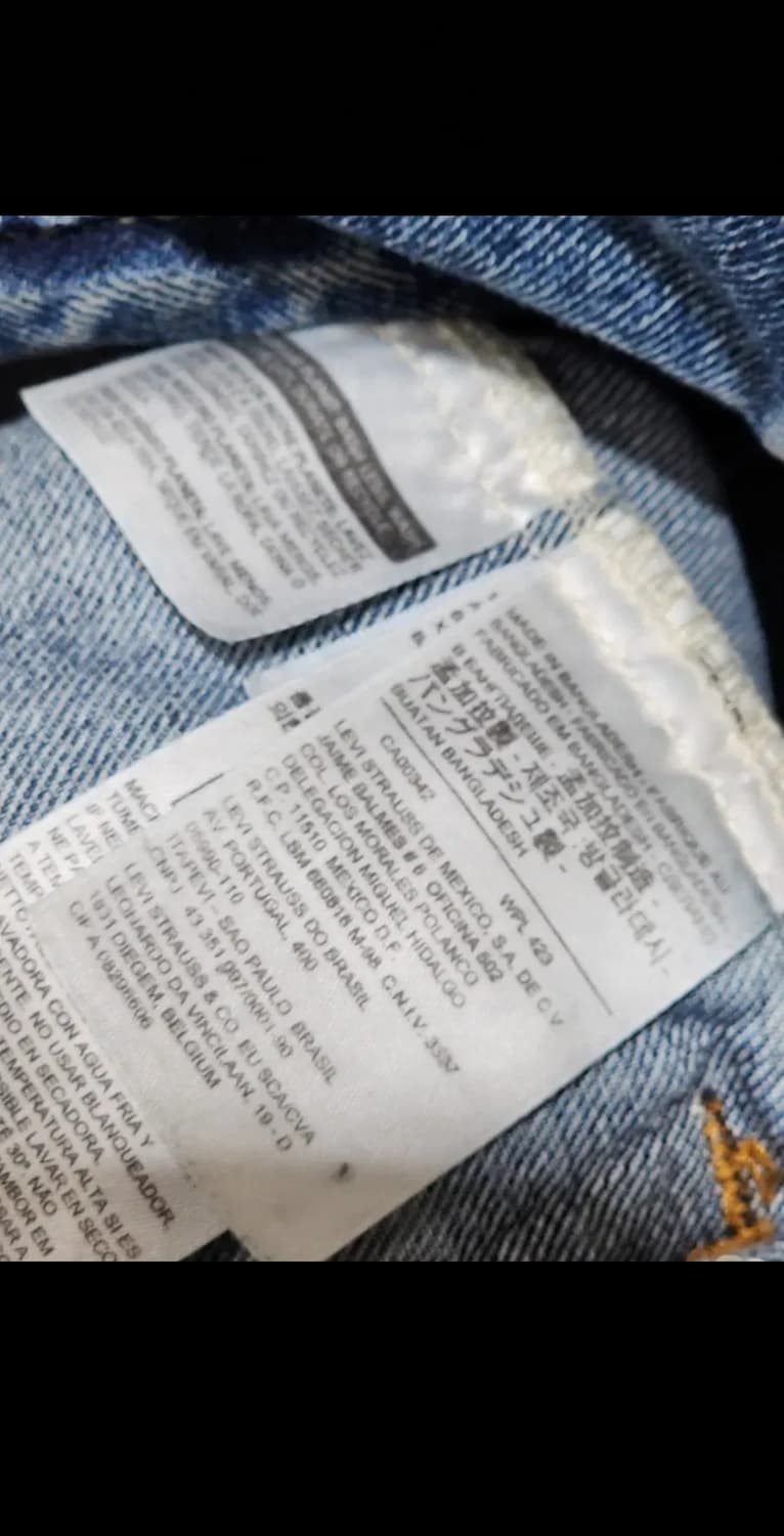 (M) 리바이스 청자켓 연중청 레드탭 데님자켓 빈티지  상품이미지5