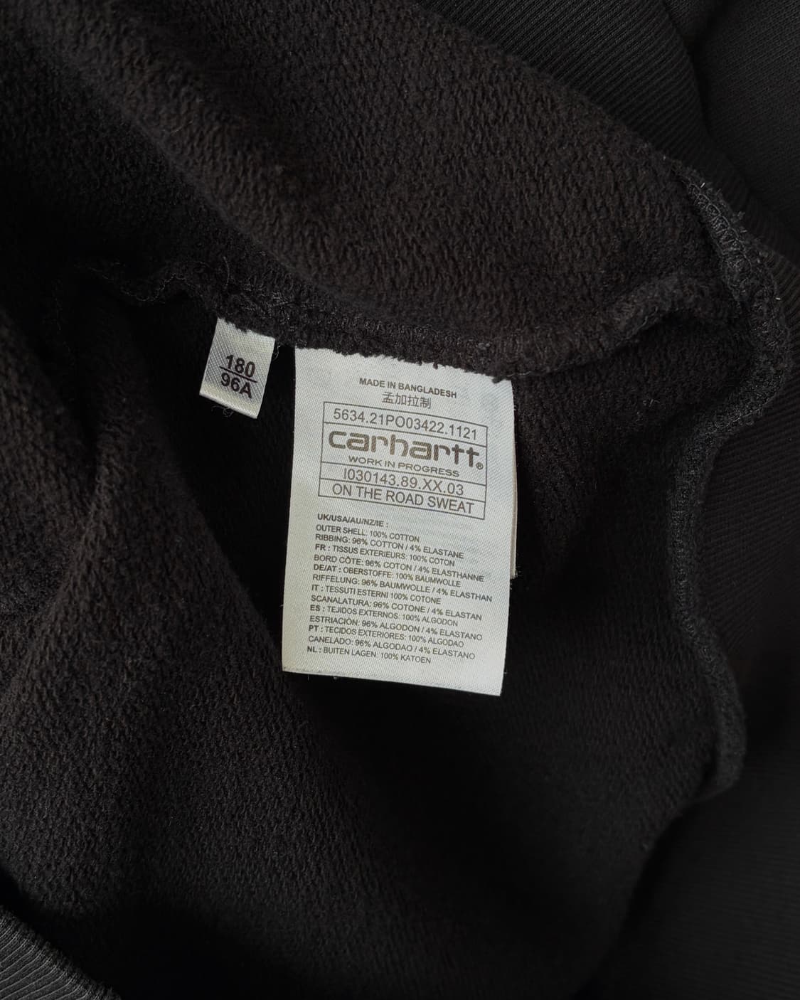 [L-XL]칼하트 WIP 온더로드 크루넥 맨투맨 상품이미지8