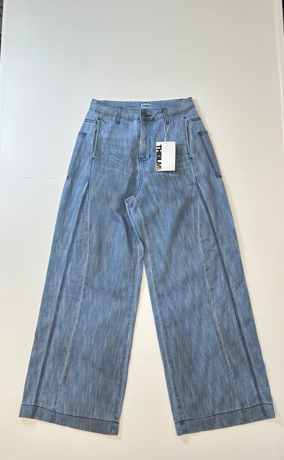 새상품)더일마 와이드 워싱 데님 s 상품이미지2