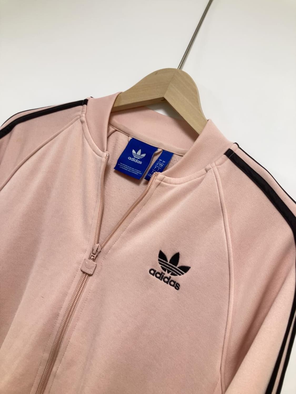 아디다스 연 핑크 져지 딸기우유 핑검 트랙탑 집업 자켓 상품이미지2