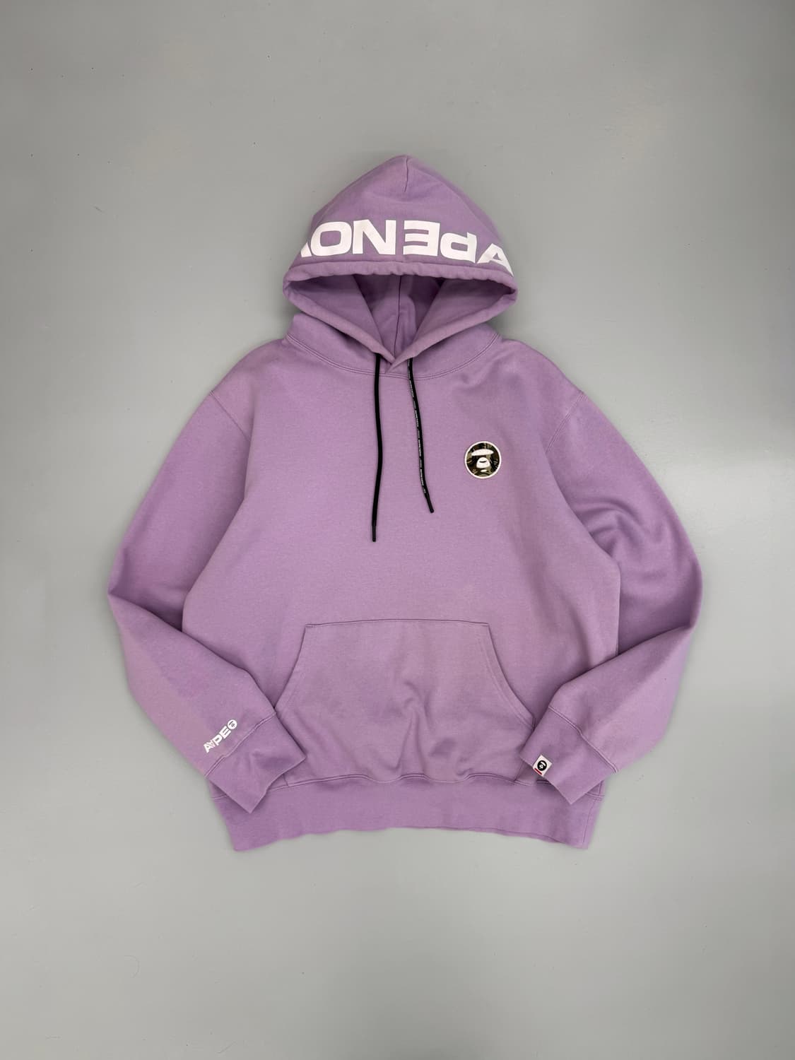 에이프 오버핏 로고 스웻 후드 상품이미지1