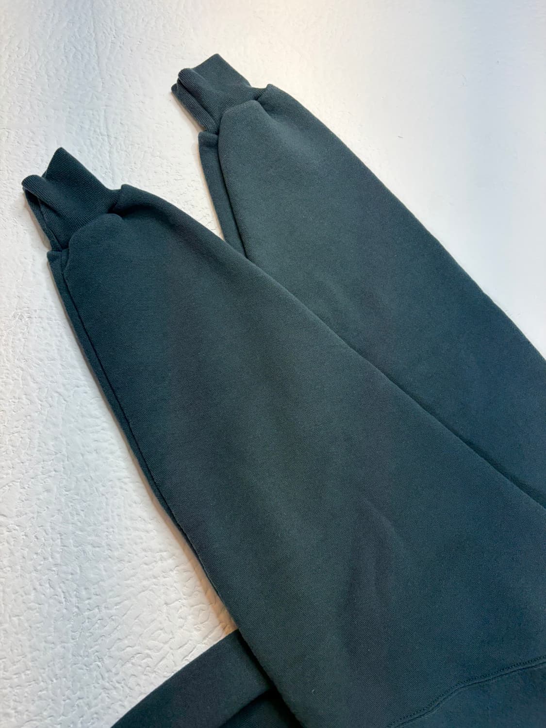 90s Russell Zip Up Hoodie (sage green) 상품이미지8