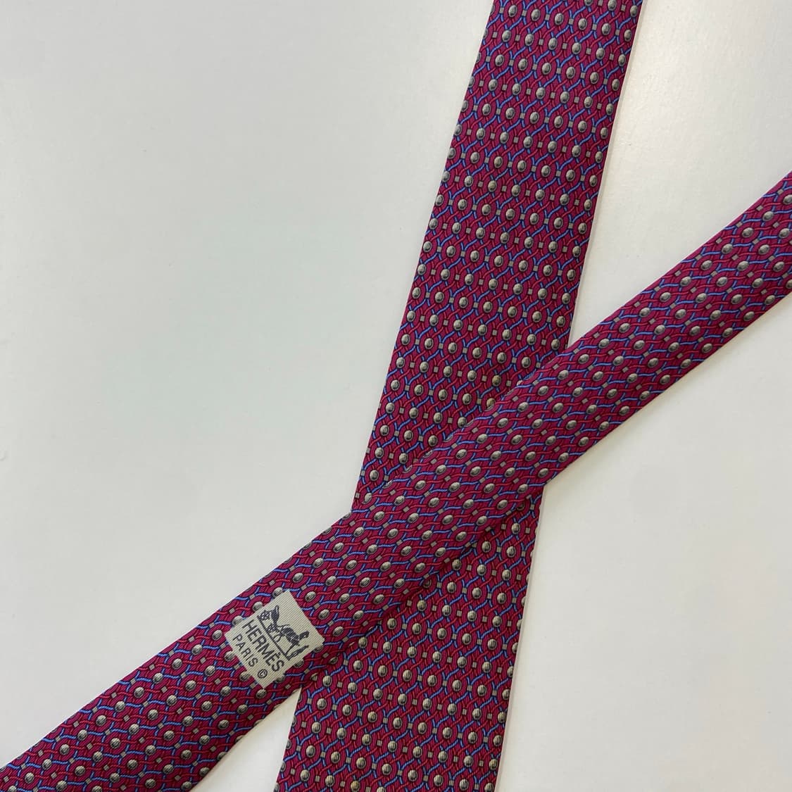 에르메스 명품 정품넥타이(HERMES) 8.3cm 상품이미지4