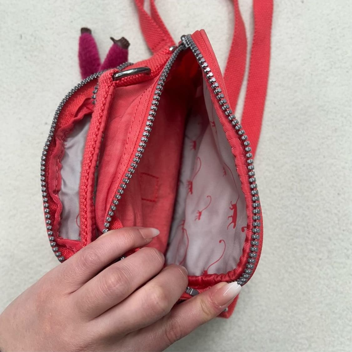 키플링 미니 크로스백 레드 상품이미지7