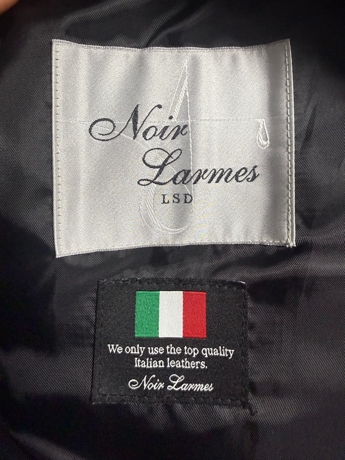 느와르 라르메스 싱글 레더자켓 48 상품이미지4