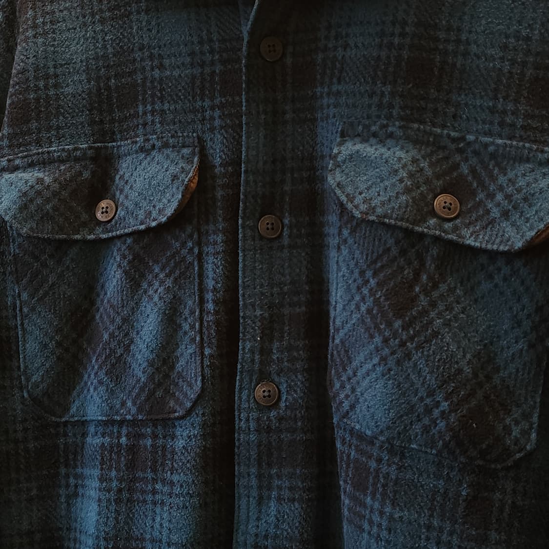 90s 랭글러 플리스 워크셔츠 플란넬 셔츠 청록색 xl 상품이미지7