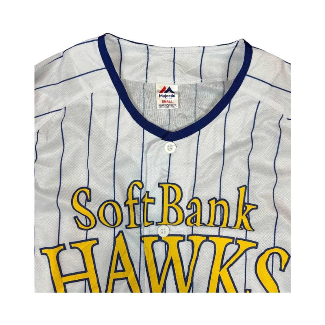 (S) 마제스틱 소프트뱅크 호크스 스트라이프 유니폼 TS-032 상품이미지2