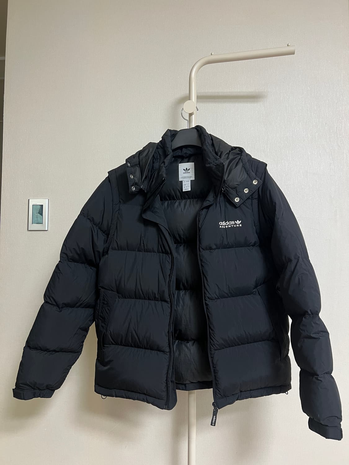 adidas Adventure Hooded Puff Jacket - Bl 상품이미지1