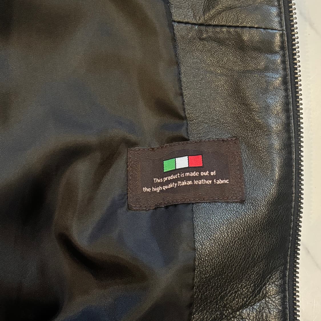 ARTICO MILANO LAMB SKIN 하이넥 양가죽 자켓 빈티지 상품이미지5