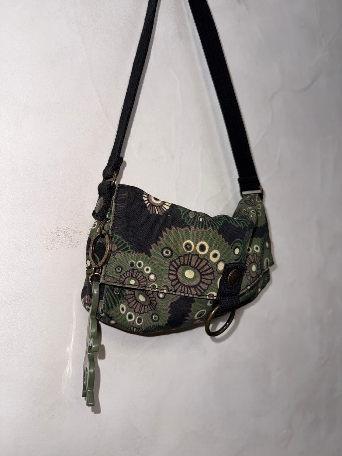 Kipling deep khaki geometric flower 숄더백 상품이미지3