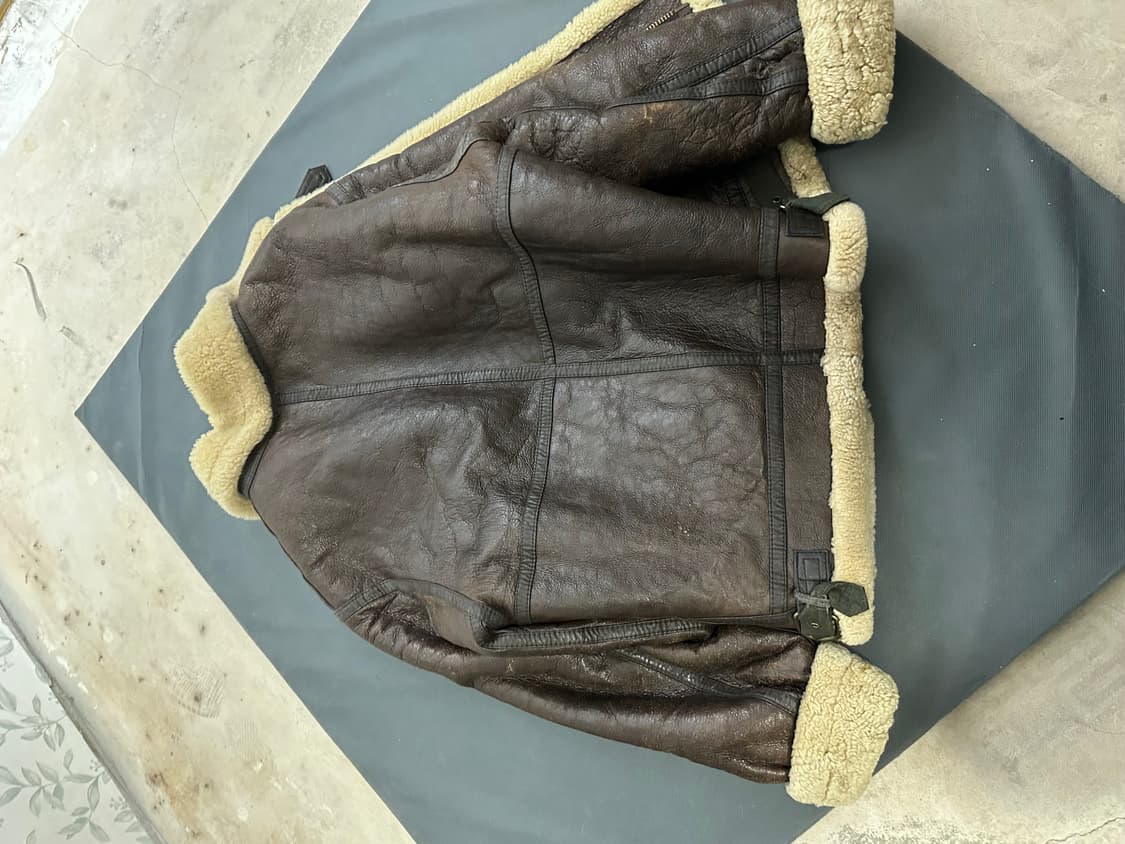 B-3 딥브라운 무스탕  상품이미지8