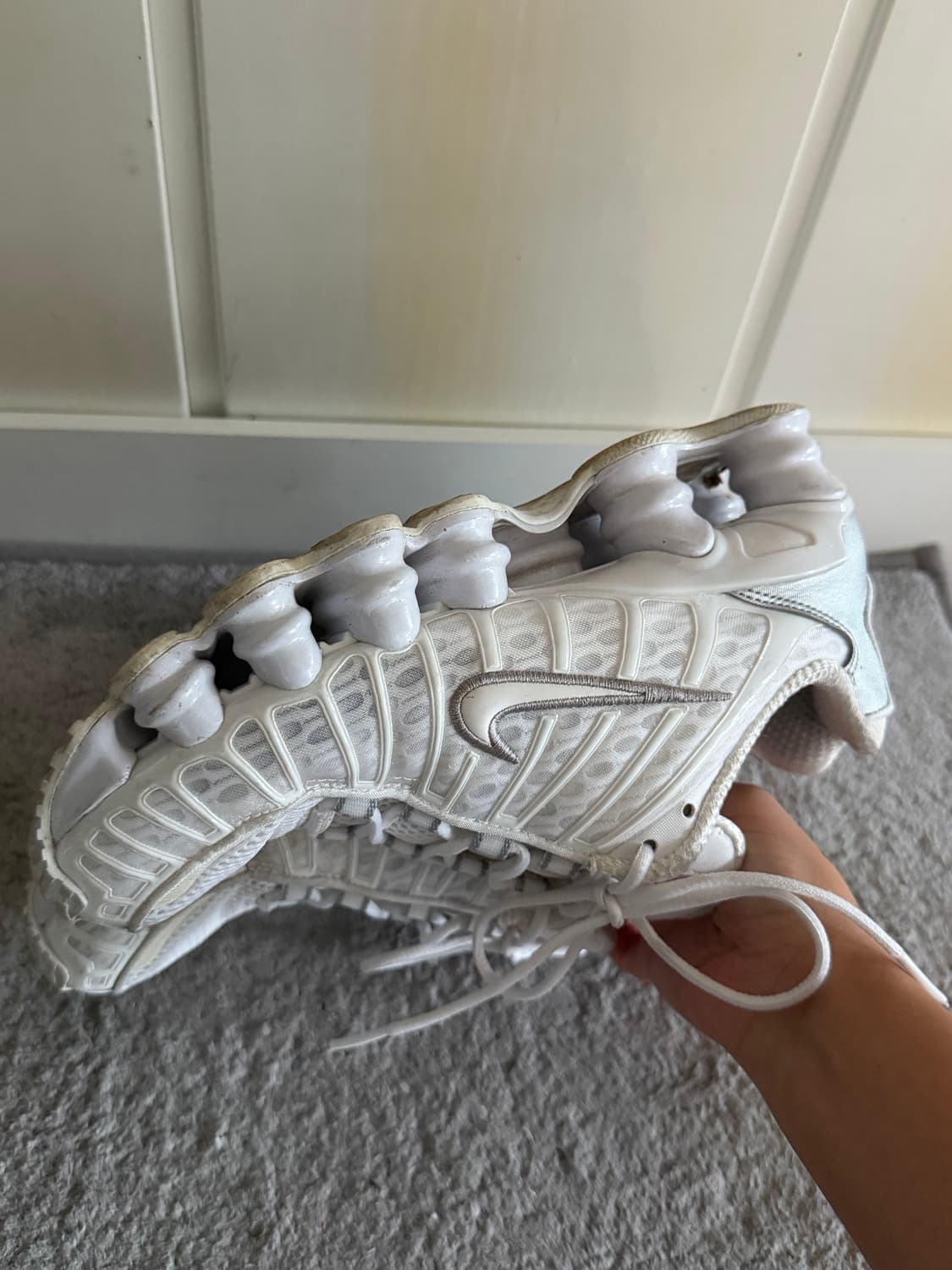 나이키 샥스 TL 화이트 앤 맥스 오렌지 (220) 상품이미지3