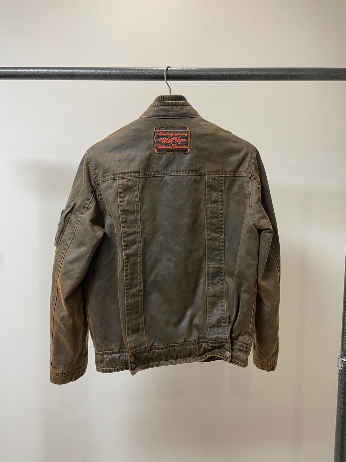 ugiz 더티 오일오싱 레이어드 빈티지 자켓 상품이미지3