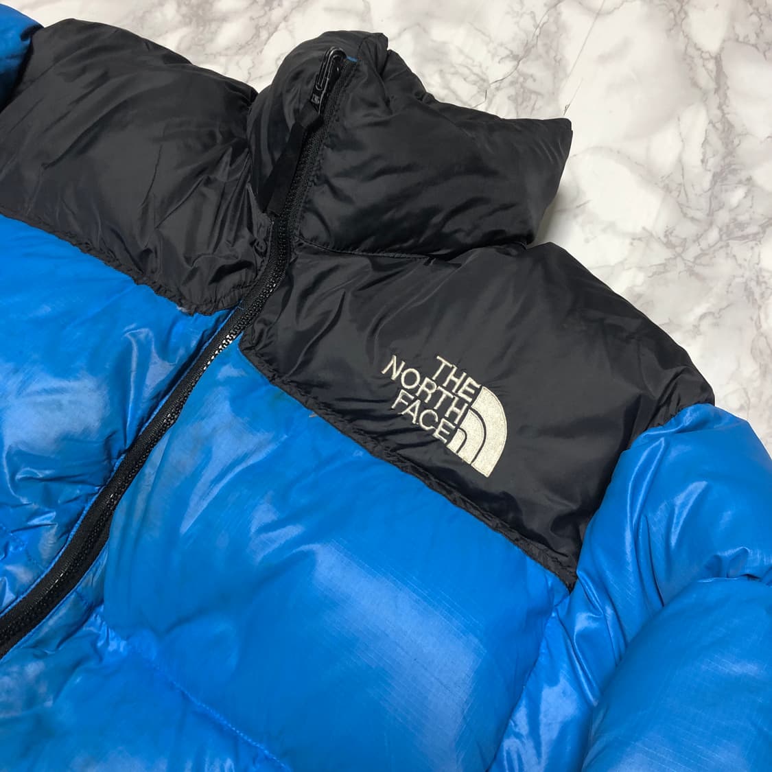 노스페이스 눕시 패딩 아쿠아블루 소다 자켓 상품이미지2