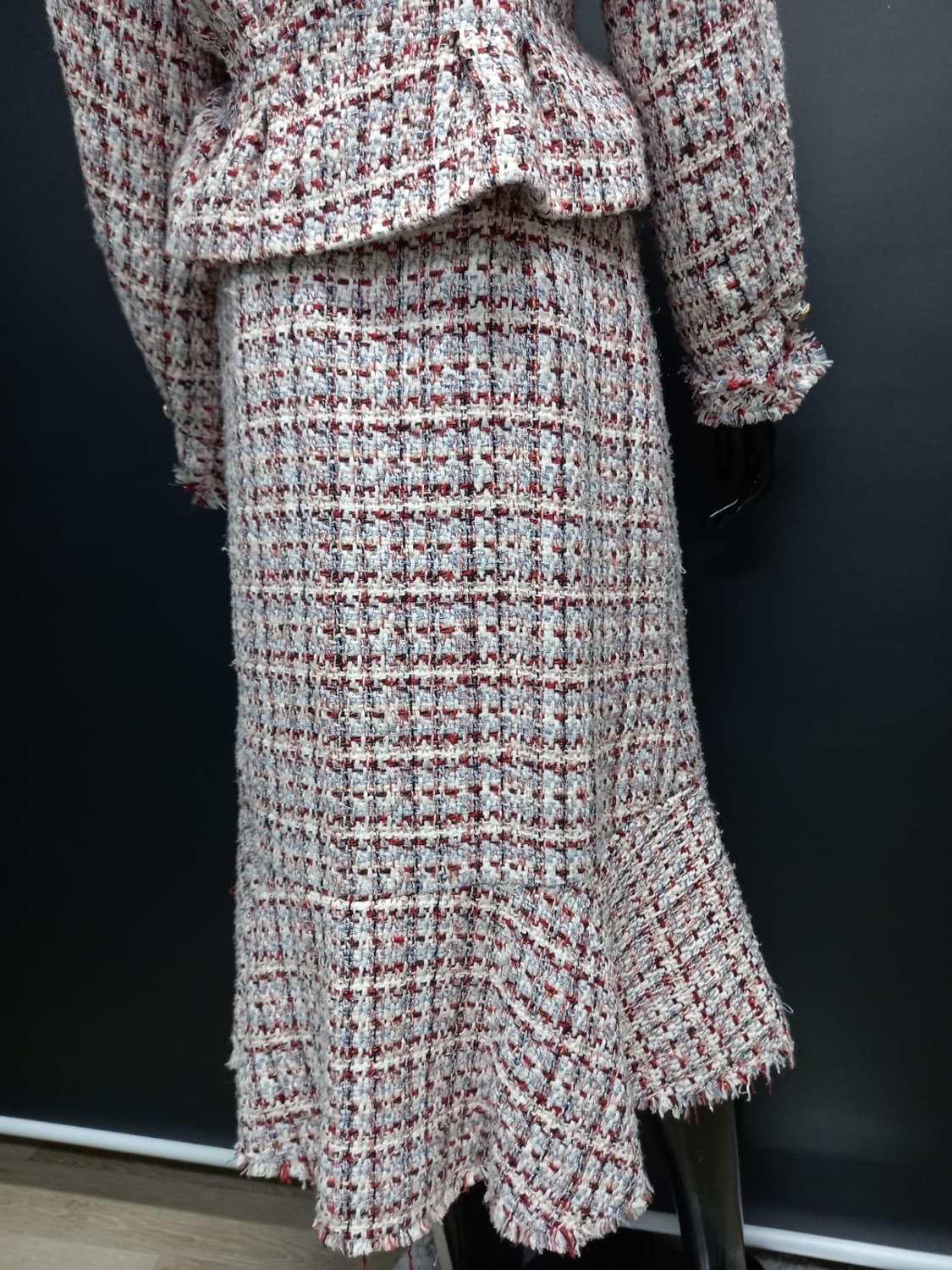 듀엘 춘추동 트위드 자켓스커트 셋업 55 상품이미지6