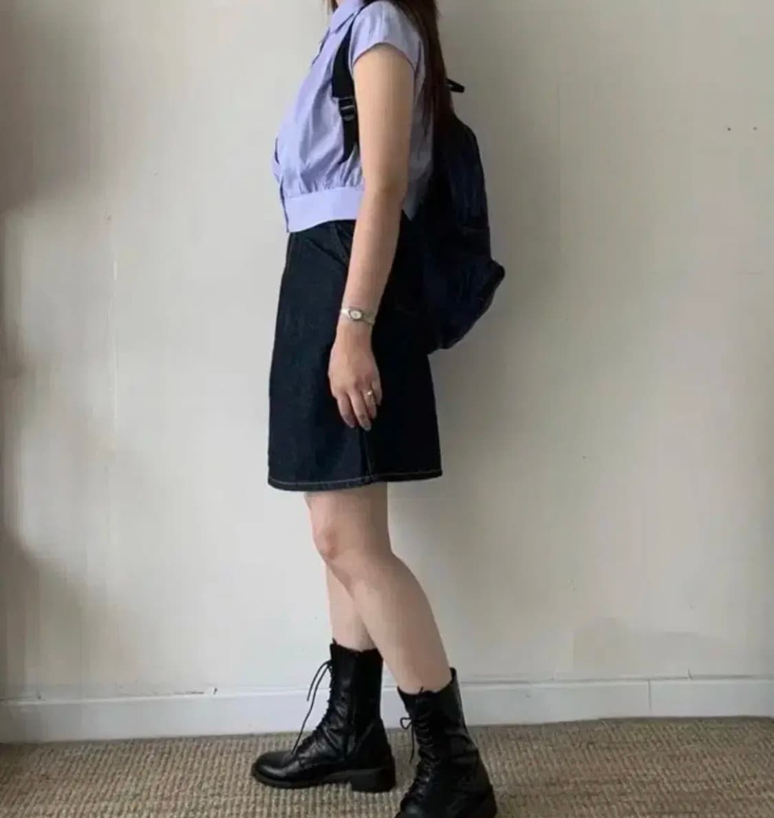 쉬이즈큐트 유일마켓 생지 반바지 버뮤다팬츠 상품이미지2