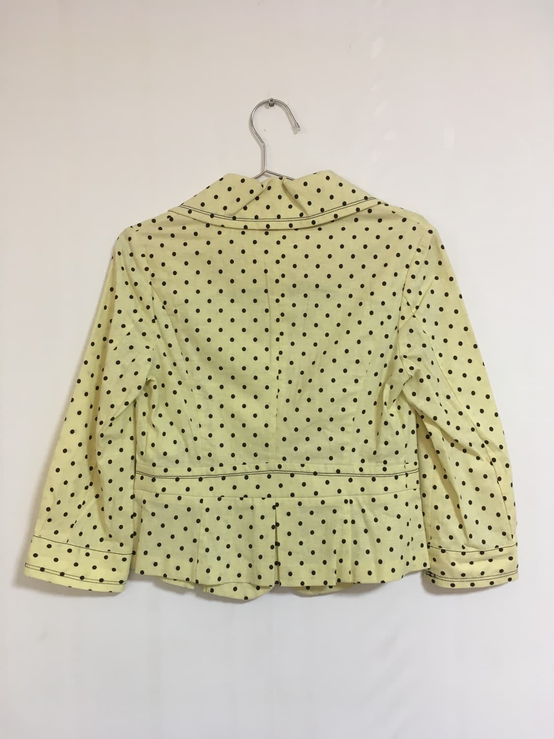 NICE CLAUP Yellow Polka Dot Cropped Jack 상품이미지5