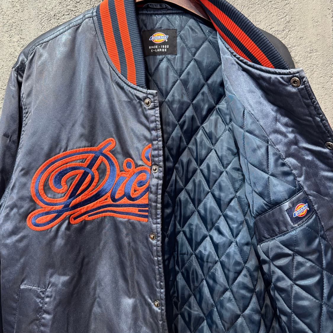 디키즈 새틴 바시티 자켓 (XL)   상품이미지4